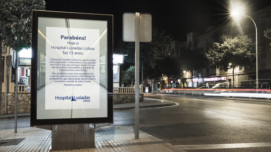 Spot publicitrio - Hospital Lusadas Lisboa - 13 Aniversrio